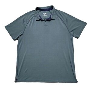 Rhone Mens Polo Shirt Size XL Green‎ Golf Performance Lightweight Short Sleeve